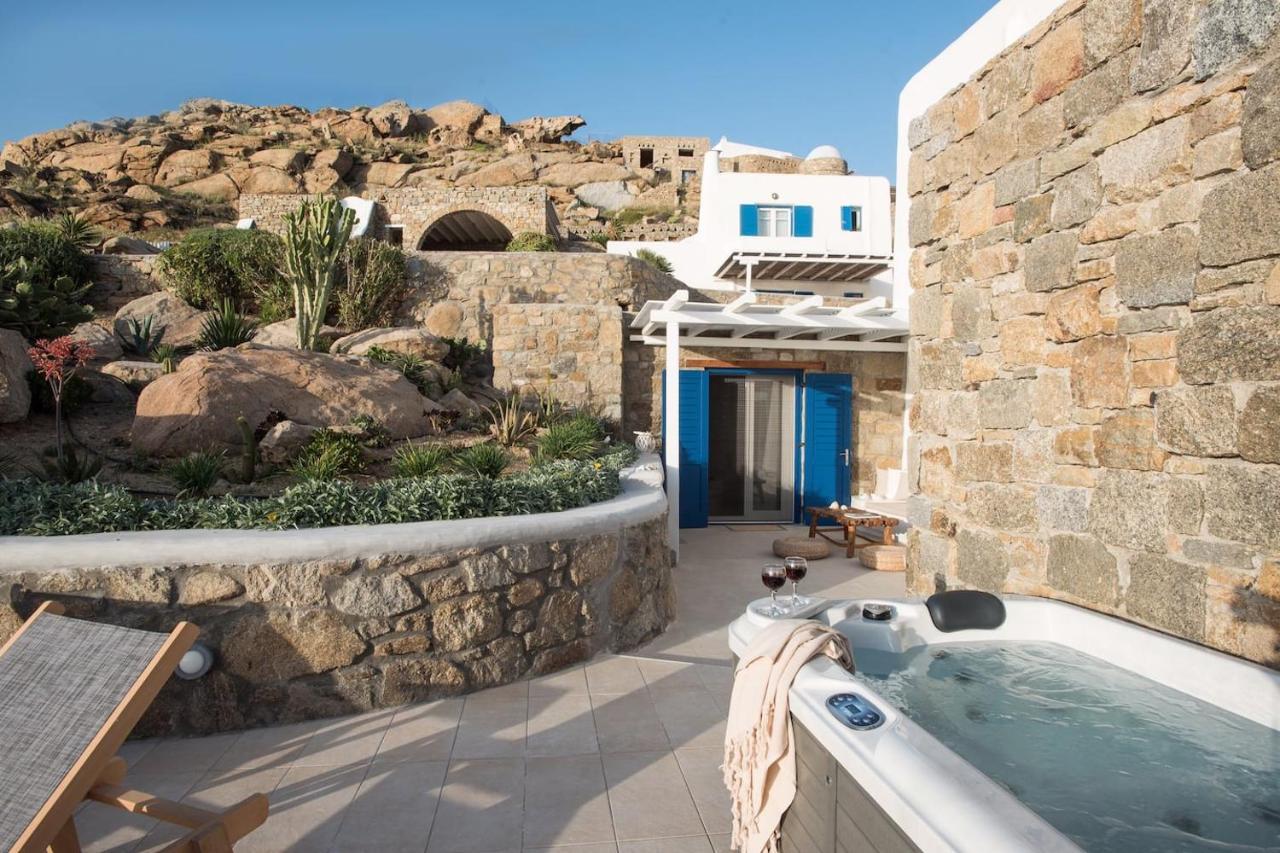 Apartamento Gorgeous Studio In Cycladic Architecture Overlooking The Aegean Houlakia  Exterior foto