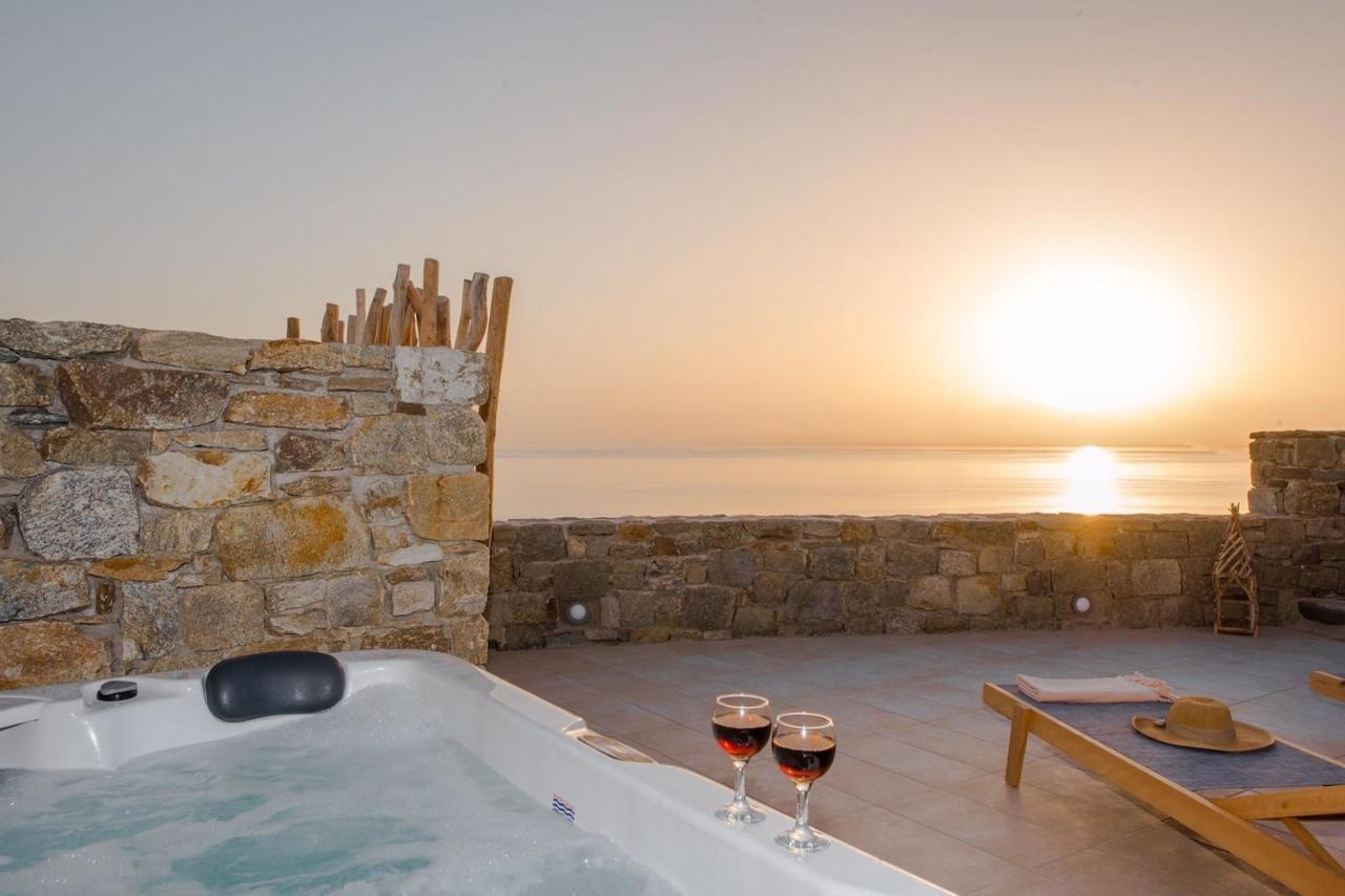Apartamento Gorgeous Studio In Cycladic Architecture Overlooking The Aegean Houlakia  Exterior foto